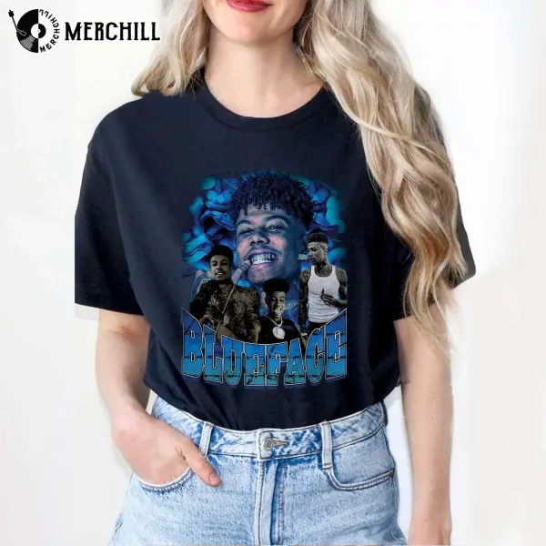 Blueface Shirt Rapper Graphic Tee