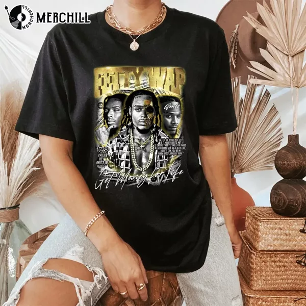 Fetty Wap Shirt Get Money for Life Rapper Graphic Tee