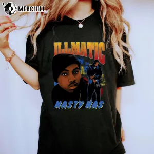 Illmatic Nasty Nas Shirt Rapper Graphic Tee Illmatic Nasty Nas Shirt Rapper Graphic Tee