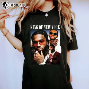 Jalen Brunson King of New York NYK Tee Shirt Jalen Brunson King of New York NYK Tee Shirt