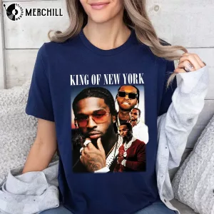 Jalen Brunson King of New York NYK Tee Shirt 3