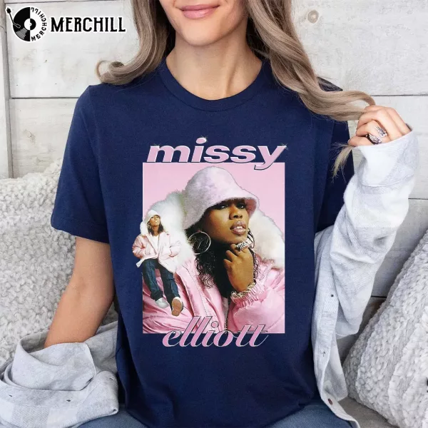 Missy Elliot Vintage Shirt Rapper Graphic Tee