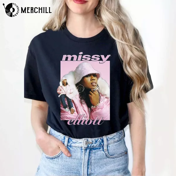 Missy Elliot Vintage Shirt Rapper Graphic Tee