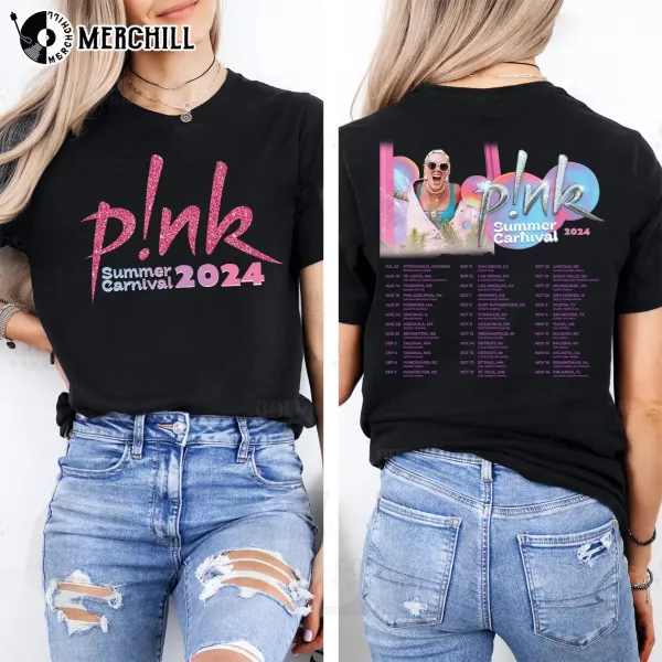 Pink Summer Carnival 2024 Shirt Schedule Tour