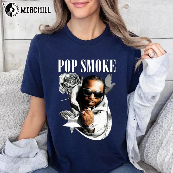 Pop Smoke Shirt Rapper Graphic Tee