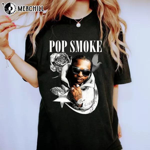 Pop Smoke Shirt Rapper Graphic Tee