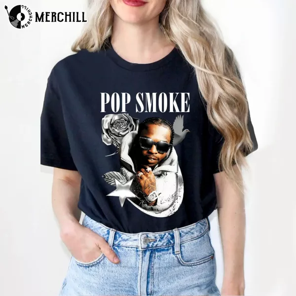 Pop Smoke Shirt Rapper Graphic Tee