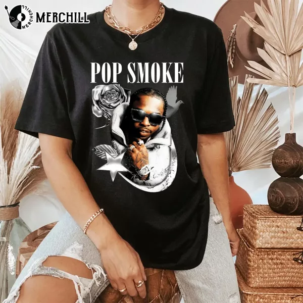 Pop Smoke Shirt Rapper Graphic Tee