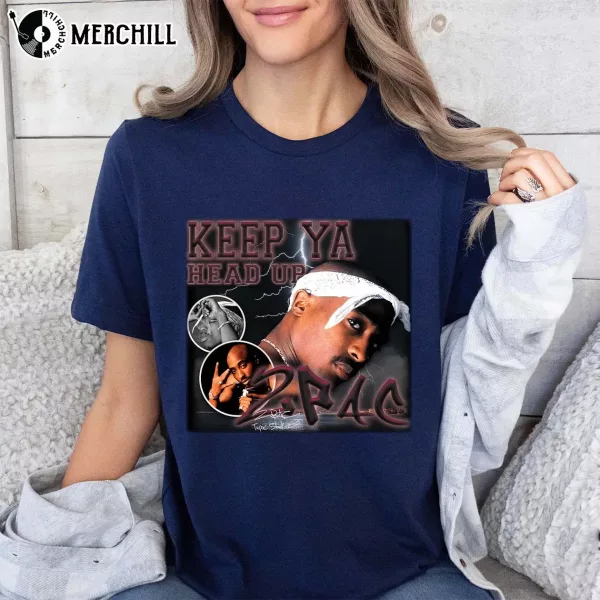 Tupac Shakur Keep Ya Head Up Tee Shirt