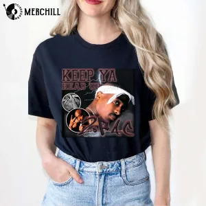 Tupac Shakur Keep Ya Head Up Tee Shirt 4