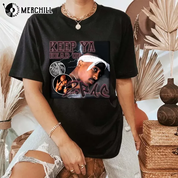 Tupac Shakur Keep Ya Head Up Tee Shirt