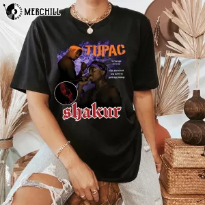 Tupac Shakur Shirt Rapper Graphic Tee 4
