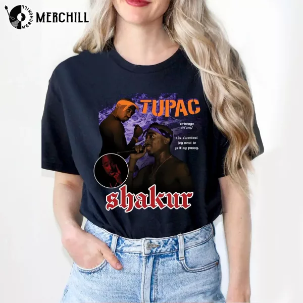 Tupac Shakur Shirt Rapper Graphic Tee