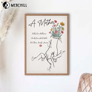 A Mothers Love Custom Poster Personalized Gift for Mothers Day 5