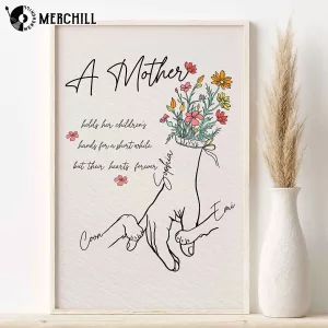 A Mothers Love Custom Poster Personalized Gift for Mothers Day 6