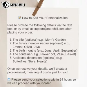 Birth Month Flower Bouquet Personalized Gift 2025 1