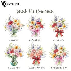 Birth Month Flower Bouquet Personalized Gift 2025