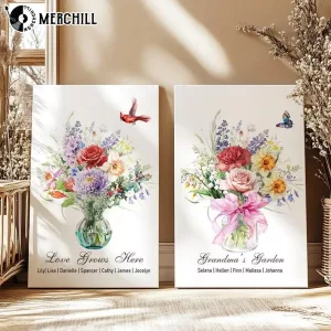 Birth Month Flower Bouquet Personalized Gift 2025 6