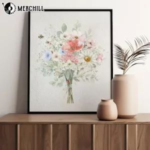 Birth Month Flower Bouquet Personalized Moms Day Gift 7