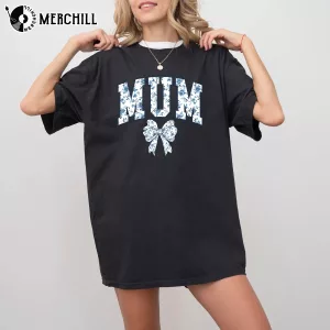 Blue Ribbon Mom Chinoiserie Shirt Perfect Gift for Mothers Day