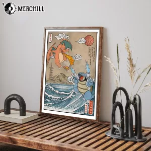 Charizard vs Blastoise Anime Poster Strongest Water Pokemon 3
