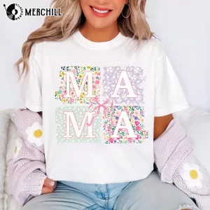 Coquette Mama Bow T Shirt Mothers Day Gifts for Grandma 4