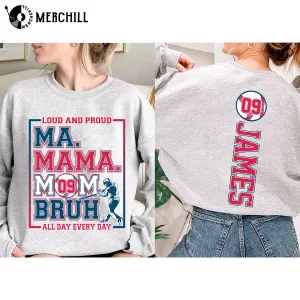 Custom Baseball Mom Bruh Shirt Gifts for Your Mum 4
