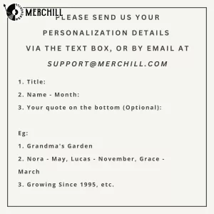 Custom Birth Flower Poster for Nana Presents Personalized Mothers Day Gift 2