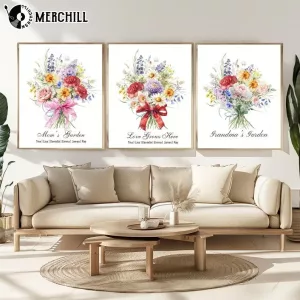 Birth Month Flower Bouquet Personalized Gift 2025