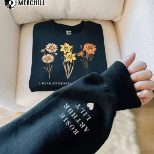 Custom Birth Month Flower Sweatshirt Mothers Day Flowers 3