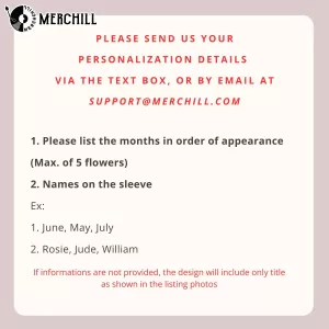 Custom Birth Month Flower Sweatshirt Mothers Day Flowers 6