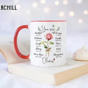 Custom Christian Birth Flower Mug Gifts for Mothers Day 2025 4