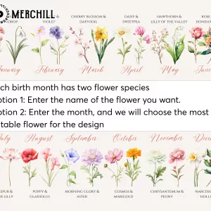 Custom Christian Birth Flower Mug Gifts for Mothers Day 2025 7