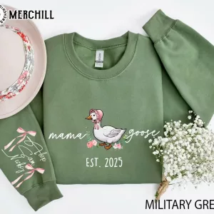 Custom Coquette Mama Goose Graphic Tee Gift Ideas for Mom 3