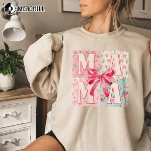 Custom Coquette Mama Sweatshirt Unique Mothers Day Gifts