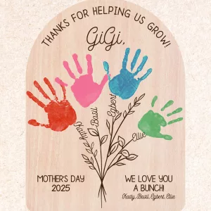 Custom DIY Hands Craft Kids Poster Mothers Day Homemade Cards 9