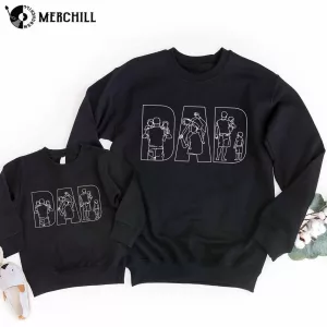 Custom Dad Shirt Portrait From Photo Gifts for Dad from Daughter 2