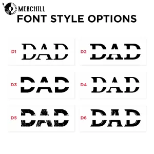 Custom Dad Shirt with Kid Names Tee Gifts for New Dads 6