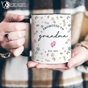 Custom Floral Est Mug Mother’s Day Gifts for Grandma