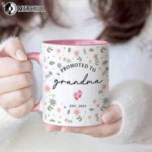 Custom Floral Est Mug Mother’s Day Gifts for Grandma