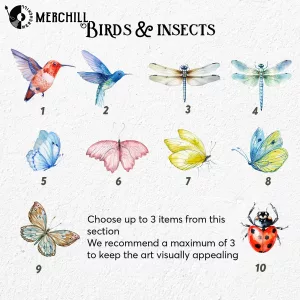 Custom Floral Poster for Mom Birth Month Flowers Family Name 7