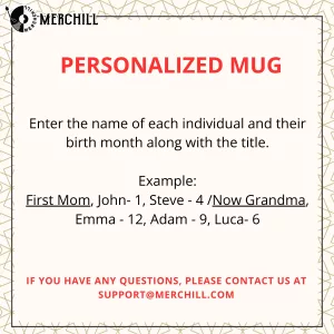 Custom Grandma Birth Flower Mug Gifts for Mom Birthday 2