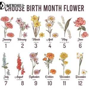 Custom Grandma Birth Flower Mug Gifts for Mom Birthday 3