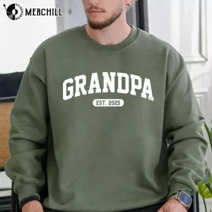 Custom Grandpa Pregnancy Announcement Tee Gifts for New Dads 4
