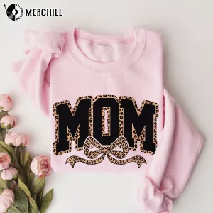 Custom Leopard Coquette Bow Shirt Happy Mothers Day Gift