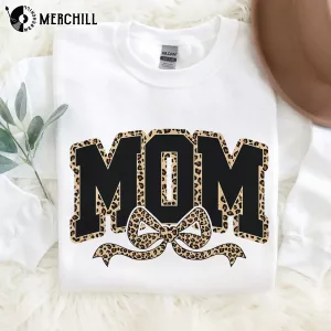Custom Leopard Coquette Bow Shirt Happy Mothers Day Gift