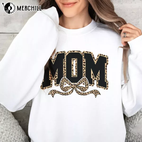 Custom Leopard Coquette Bow Shirt Happy Mothers Day Gift