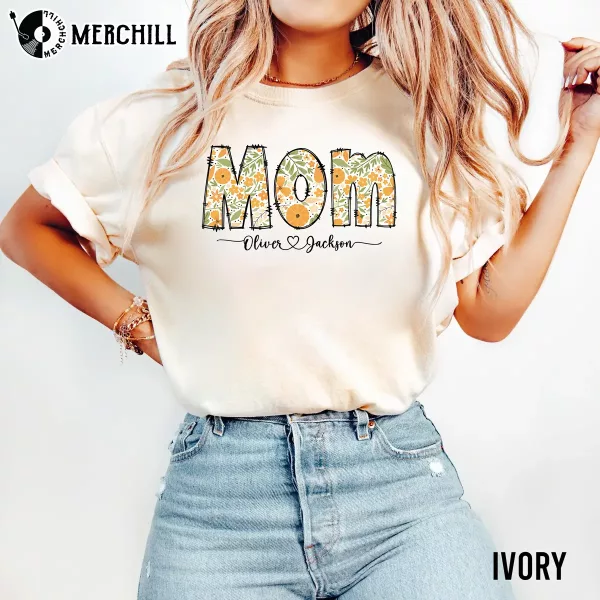 Custom Mama Floral Shirt Gift Ideas for Your Mom