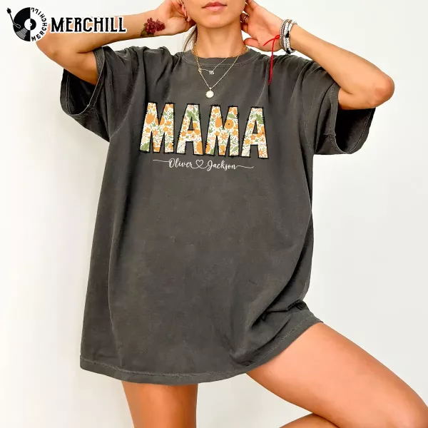 Custom Mama Floral Shirt Gift Ideas for Your Mom