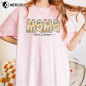Custom Mama Floral Shirt Gift Ideas for Your Mom 6
